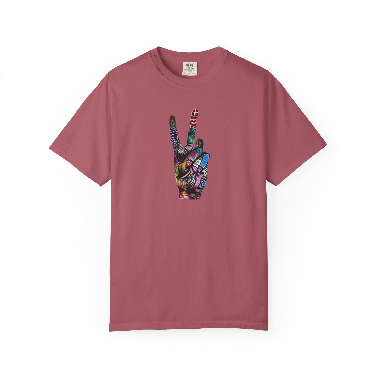 Graffitti Art Peace Sign tee | Stylish & comfortable with cool tee design for men & women.
