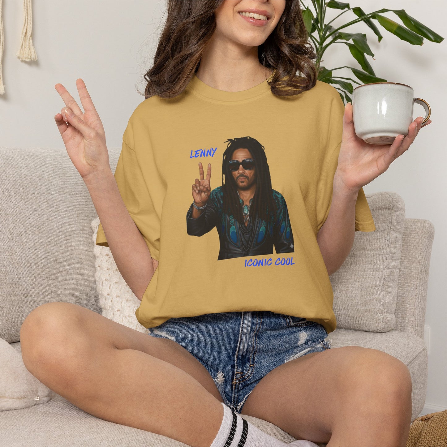 Iconic "Lenny" tee | Stylish & comfortable with cool tee design for men & women.