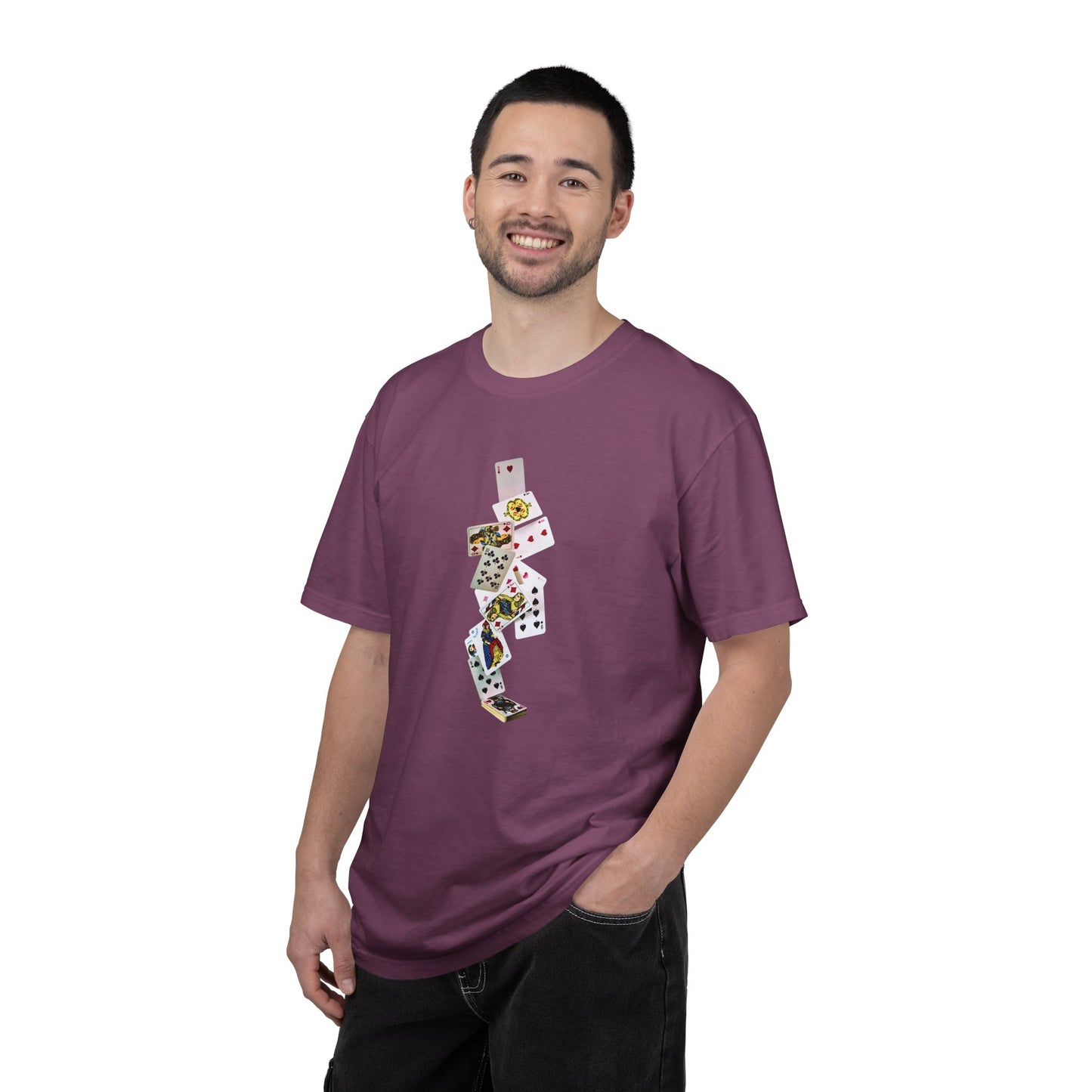 "Cards Anyone ?" Design on Tee | Stylish & comfortable with cool tee design for men & women.