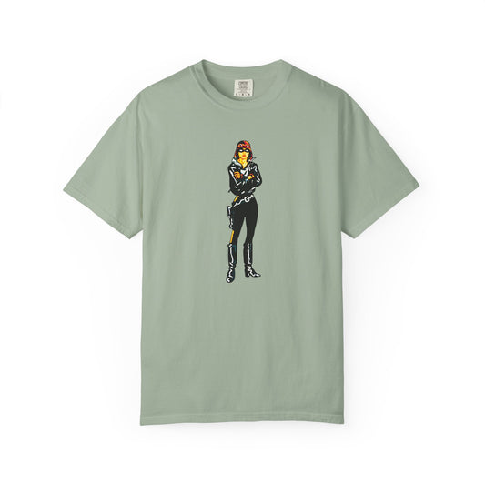 "Biker Girl Cop" Cool Tee Design | Stylish & comfortable with cool tee design for men & women.