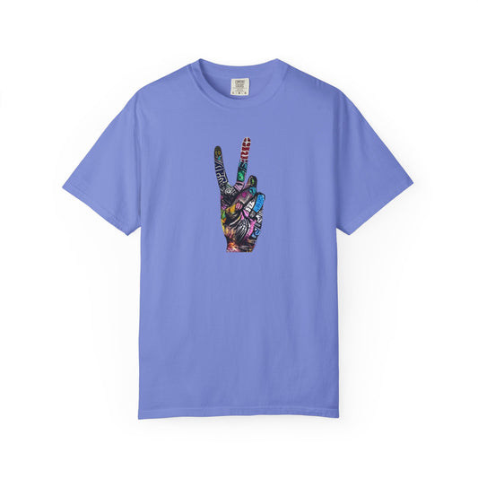 Graffitti Art Peace Sign tee | Stylish & comfortable with cool tee design for men & women.