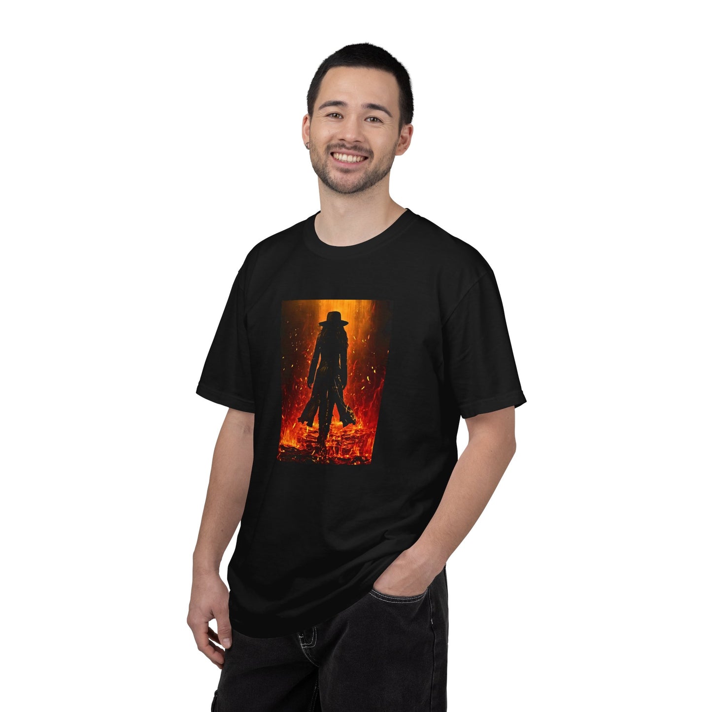 "Girl on Fire" Cool Tee | Stylish & comfortable with cool tee design for men & women.