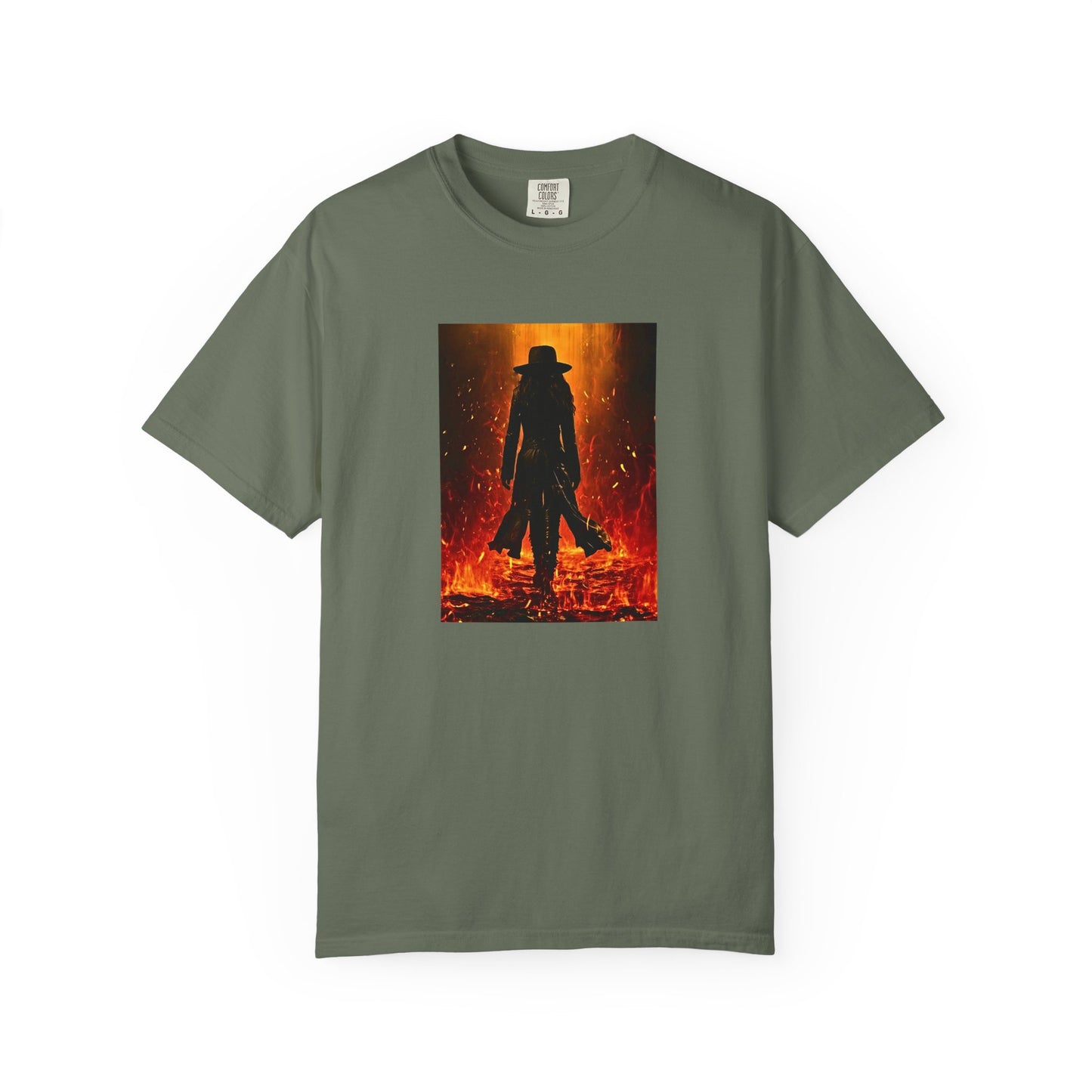 "Girl on Fire" Cool Tee | Stylish & comfortable with cool tee design for men & women.