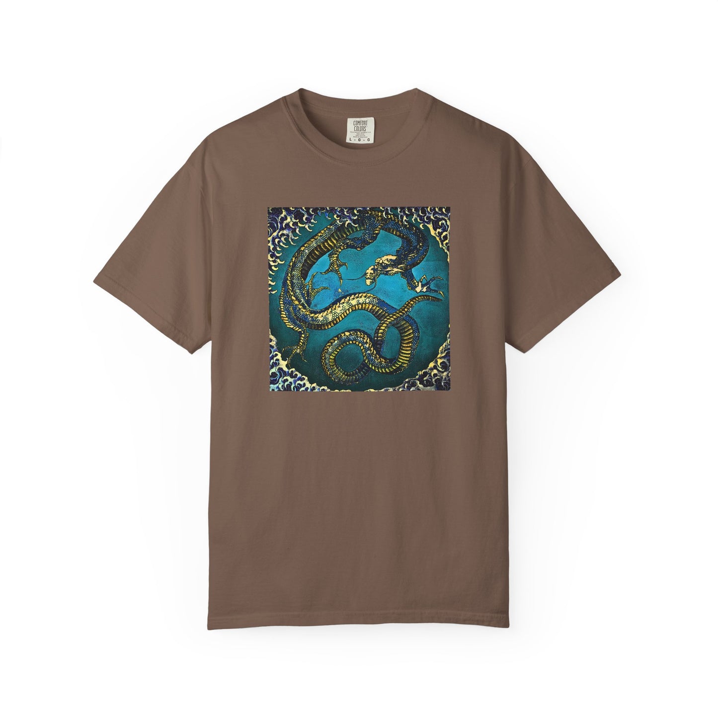 "Hokusai Blue Dragon" Cool Tee | Stylish & comfortable with cool tee design for men & women.