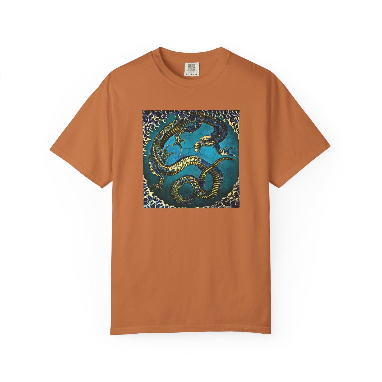 "Hokusai Blue Dragon" Cool Tee | Stylish & comfortable with cool tee design for men & women.