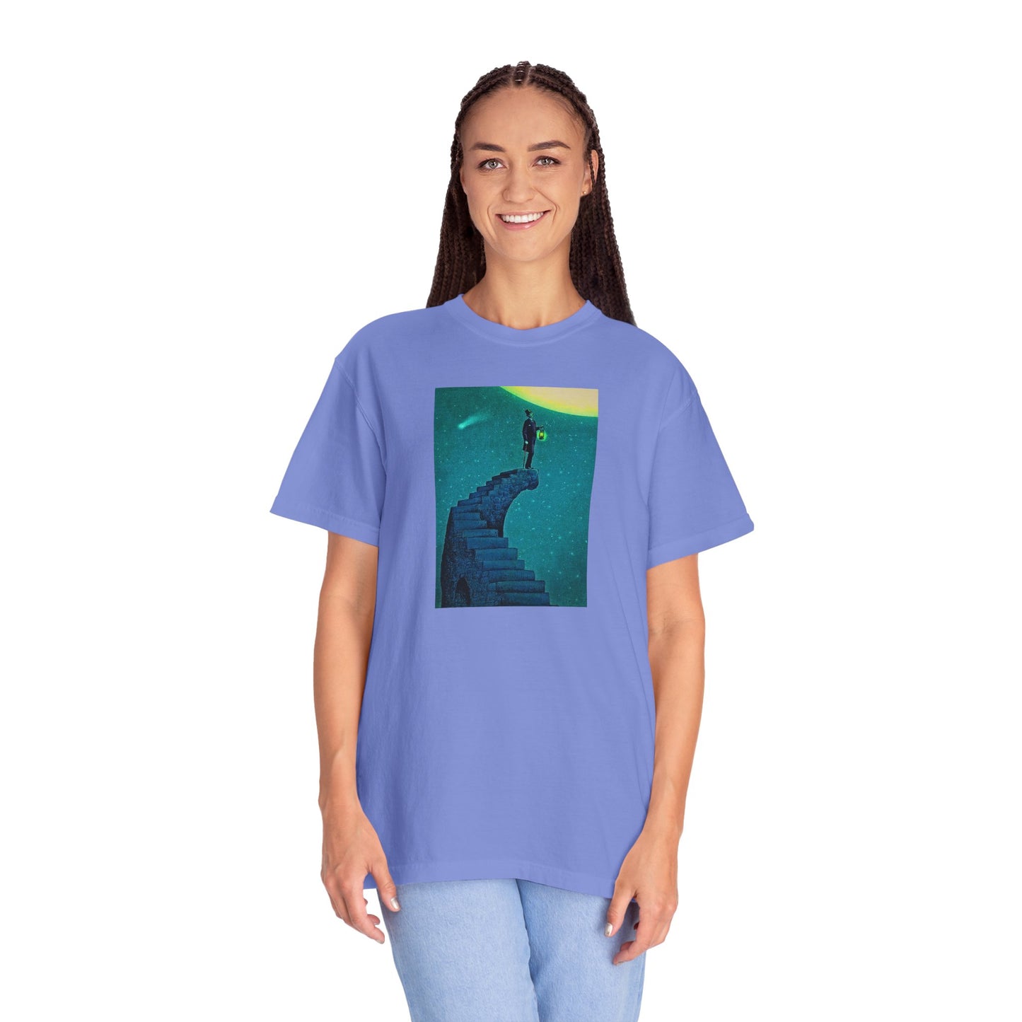 "Stairway to the Moon" | Stylish & comfortable with cool tee design for men & women.