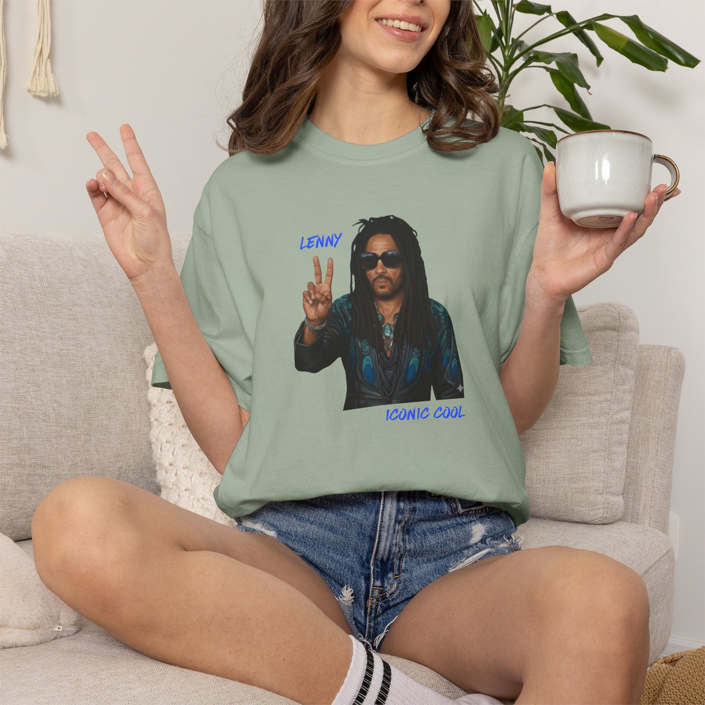 Iconic "Lenny" tee | Stylish & comfortable with cool tee design for men & women.