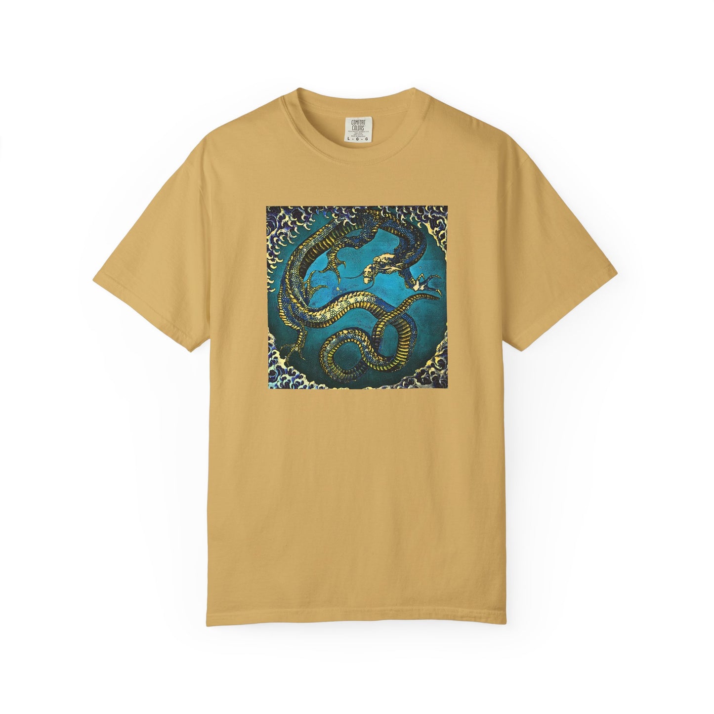 "Hokusai Blue Dragon" Cool Tee | Stylish & comfortable with cool tee design for men & women.