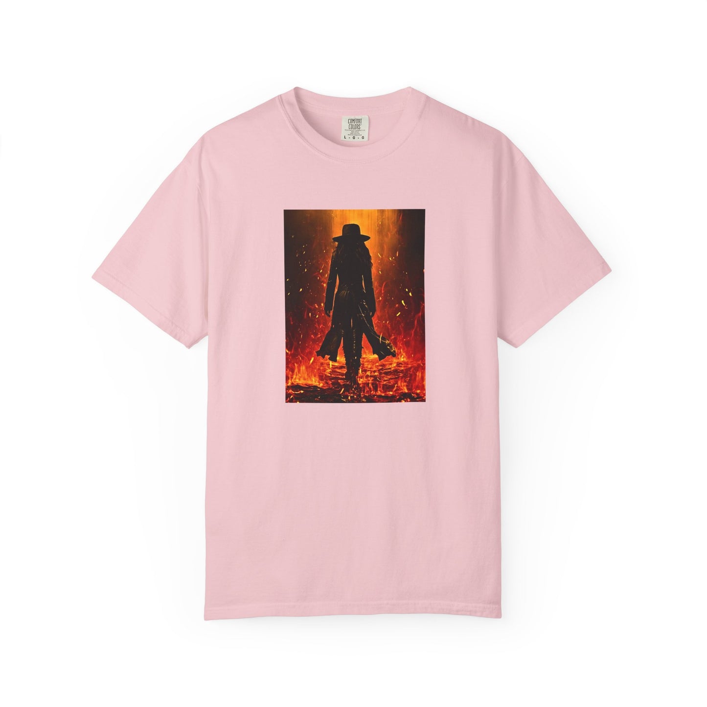 "Girl on Fire" Cool Tee | Stylish & comfortable with cool tee design for men & women.