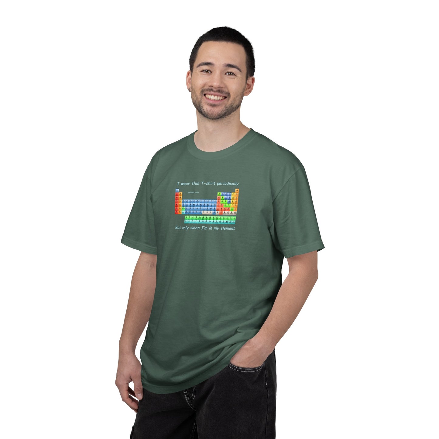 "In My Element" Dark tee | Stylish & comfortable with cool tee design for men & women.