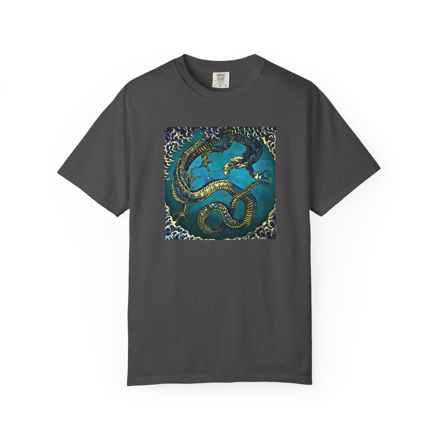 "Hokusai Blue Dragon" Cool Tee | Stylish & comfortable with cool tee design for men & women.