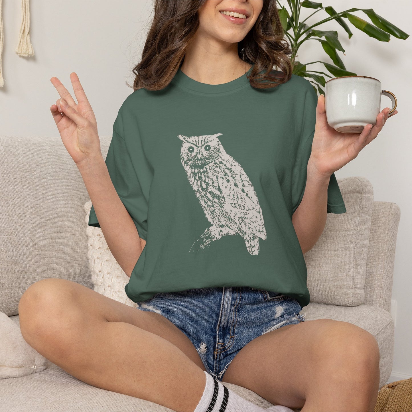 "Owls are Very Cool" tee design | Stylish & comfortable with cool tee design for men & women.