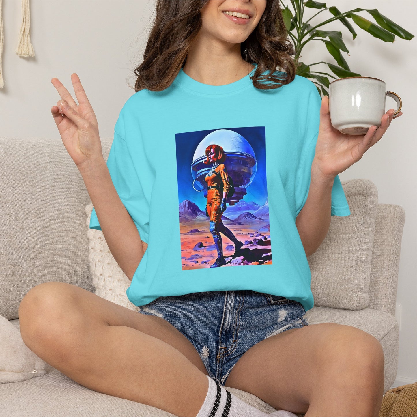 "Space Girl" Cool Tee | Stylish & comfortable with cool tee design for men & women.