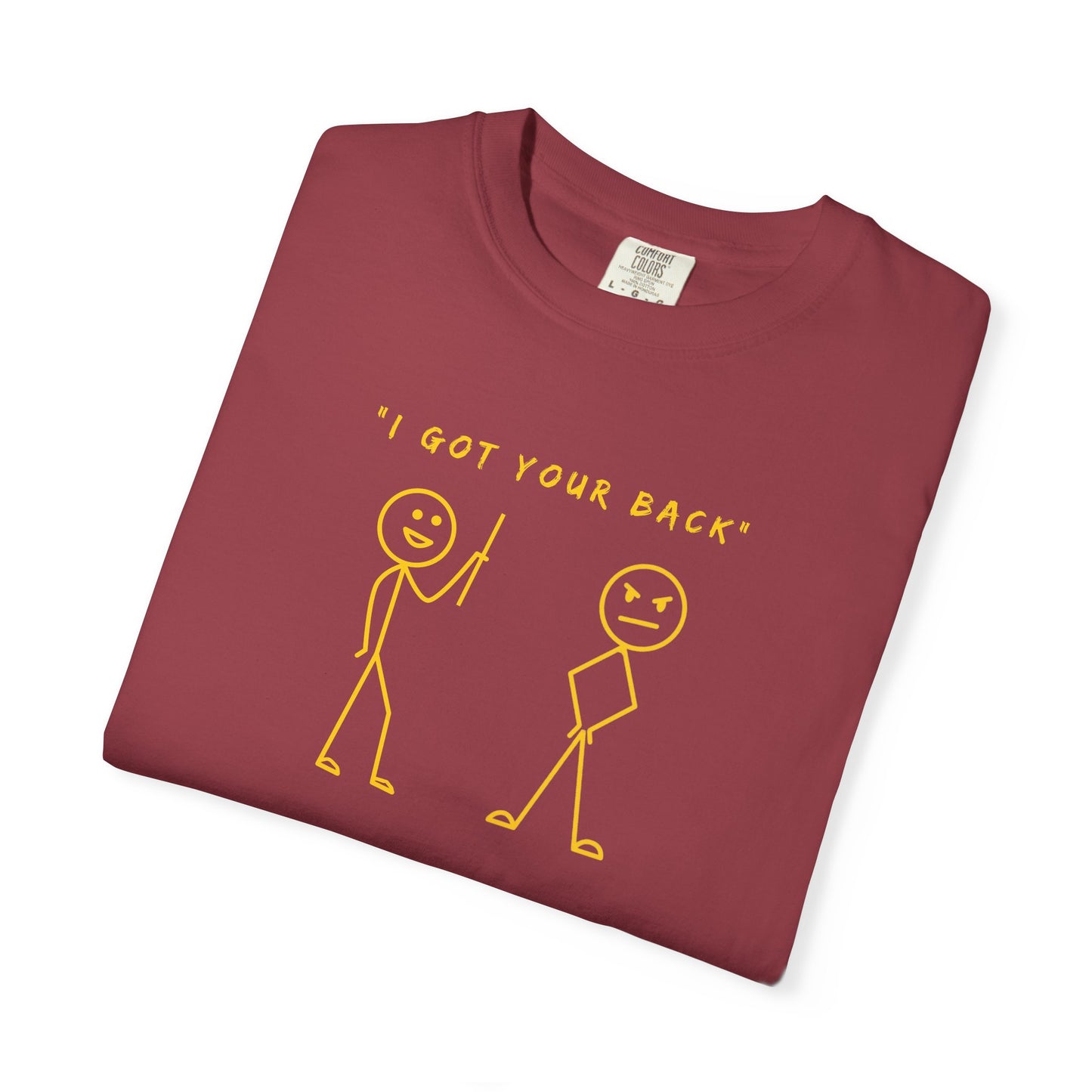 "I've Got Your Back" Dark Tee  | Stylish & comfortable with cool tee design for men & women.