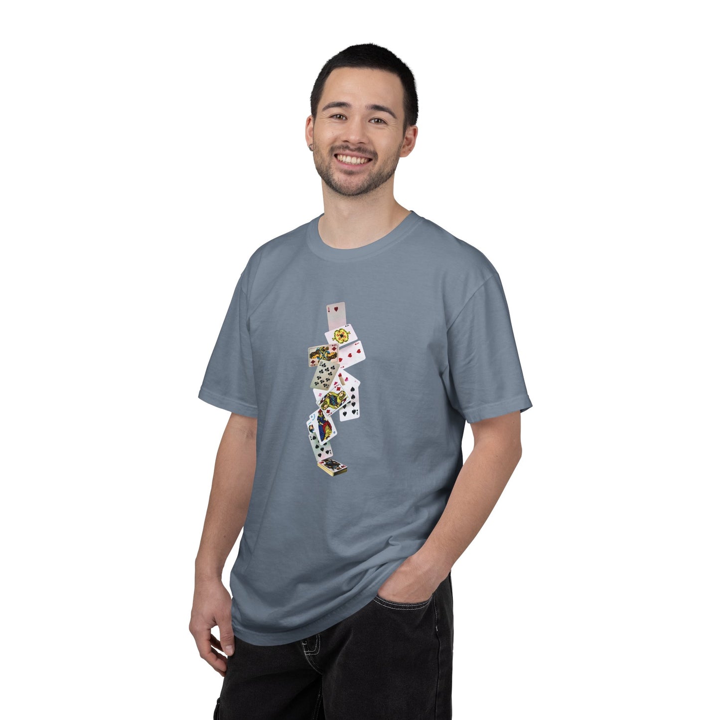 "Cards Anyone ?" Design on Tee | Stylish & comfortable with cool tee design for men & women.