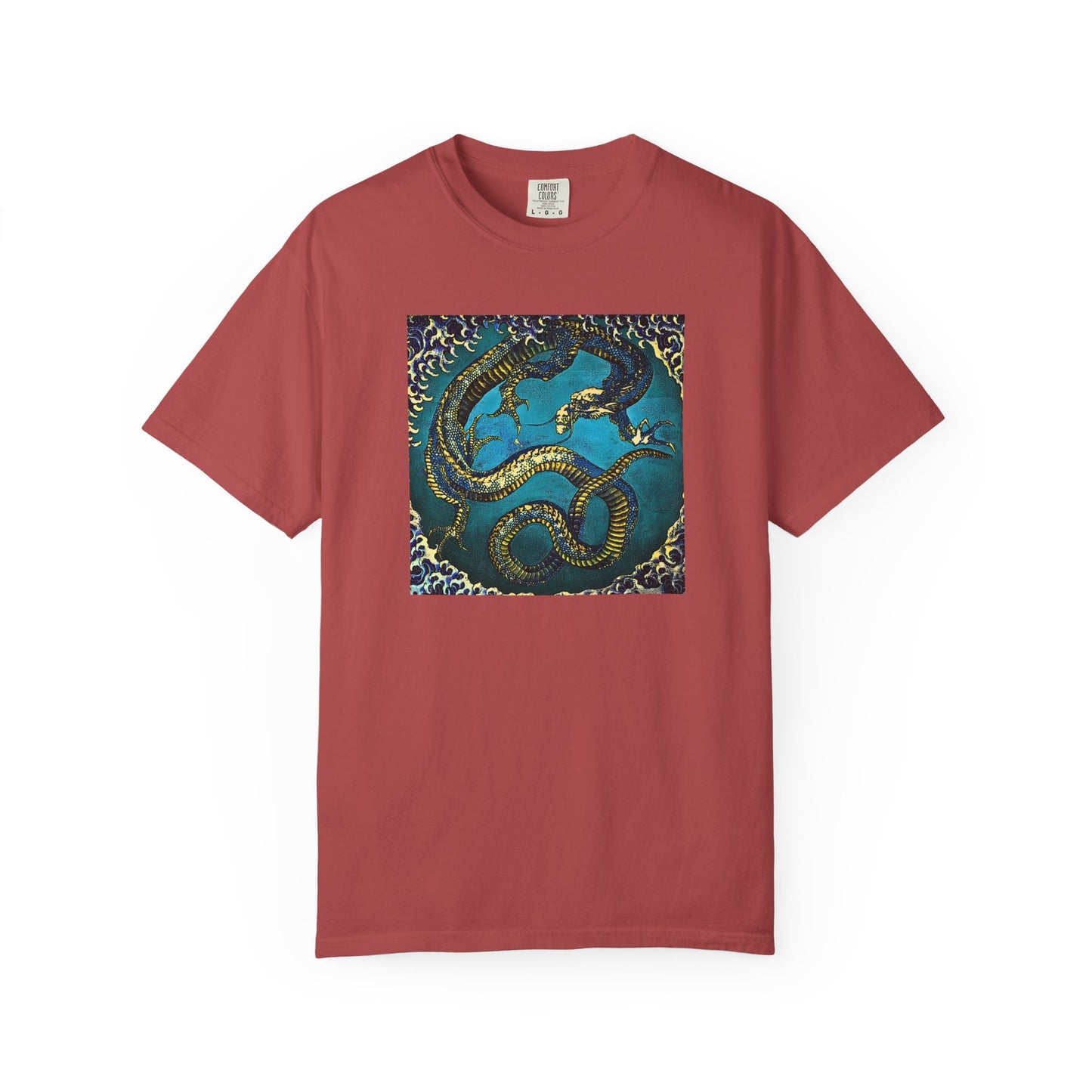"Hokusai Blue Dragon" Cool Tee | Stylish & comfortable with cool tee design for men & women.