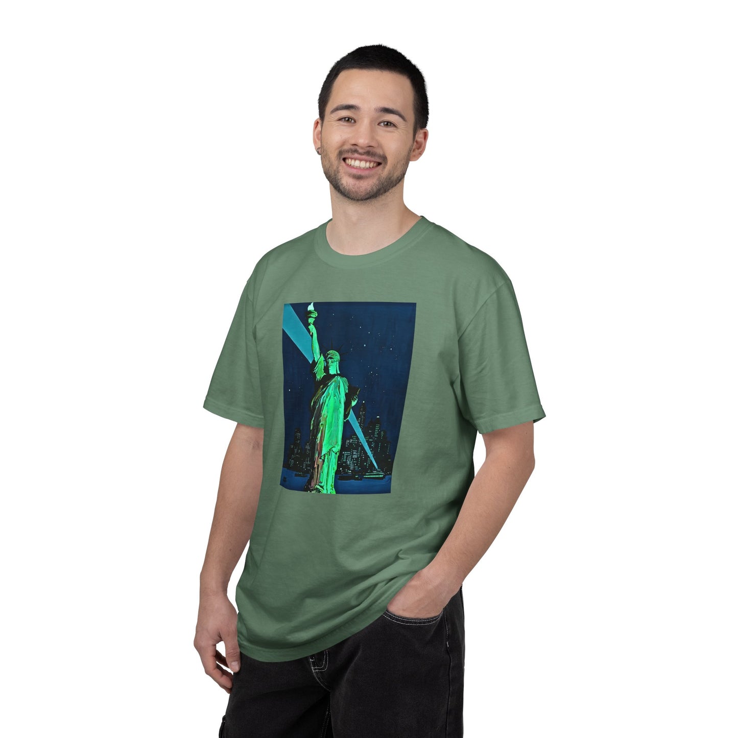 "Lady Liberty" Cool Tee | Stylish & comfortable with cool tee design for men & women.