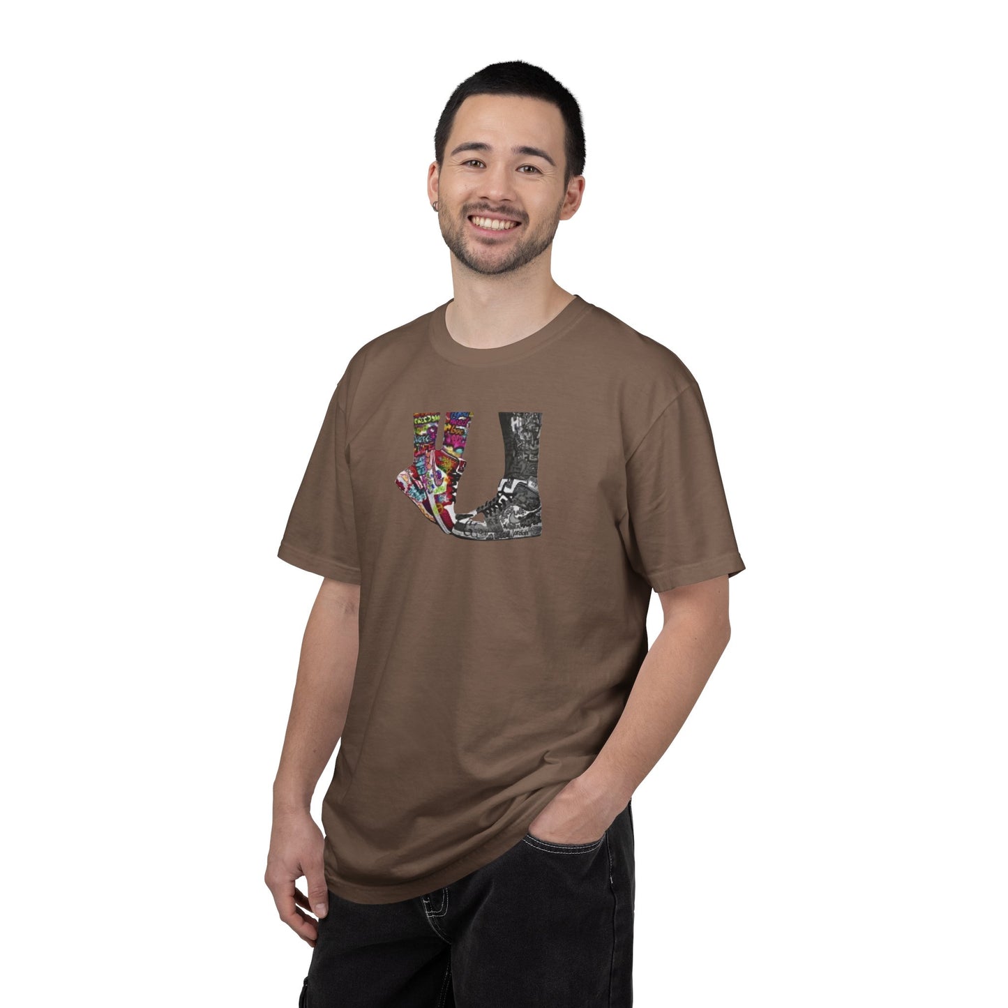 "Tippy Toe Kiss" tee | Stylish & comfortable with cool tee design for men & women.