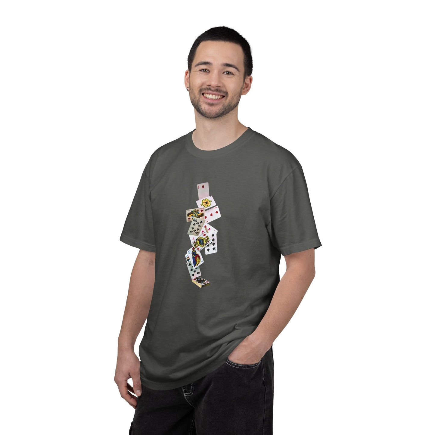 "Cards Anyone ?" Design on Tee | Stylish & comfortable with cool tee design for men & women.