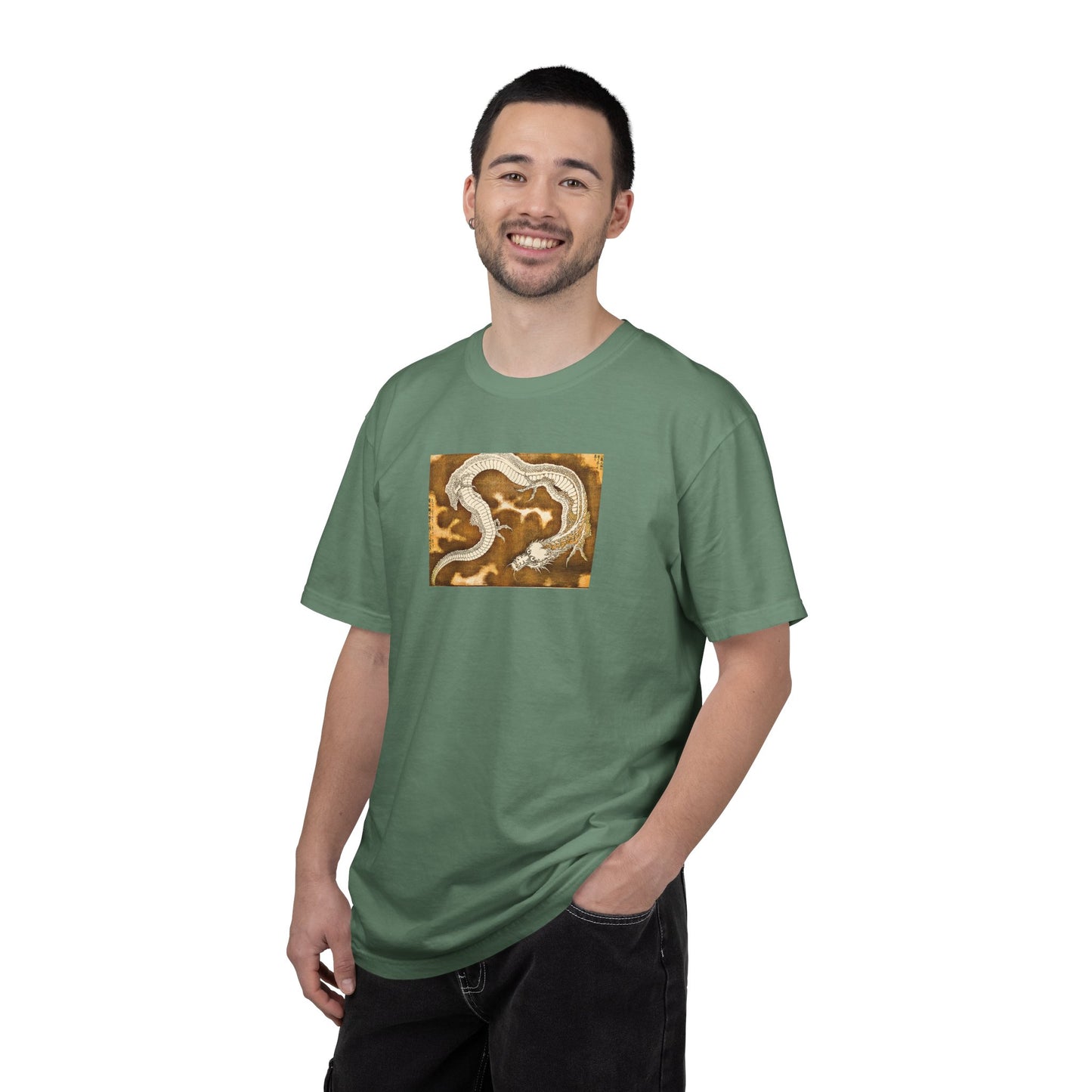 "Gold Dragon" tee | Stylish & comfortable with cool tee design for men & women.
