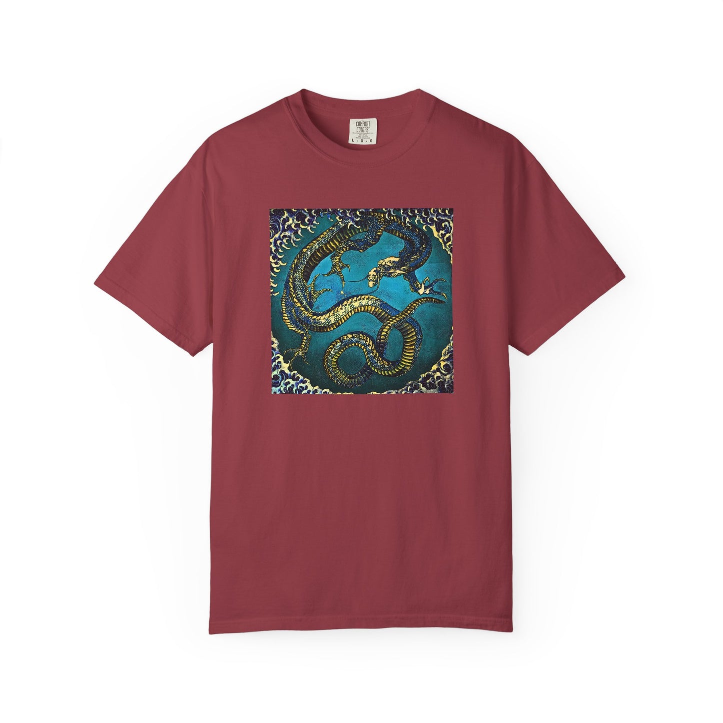 "Hokusai Blue Dragon" Cool Tee | Stylish & comfortable with cool tee design for men & women.