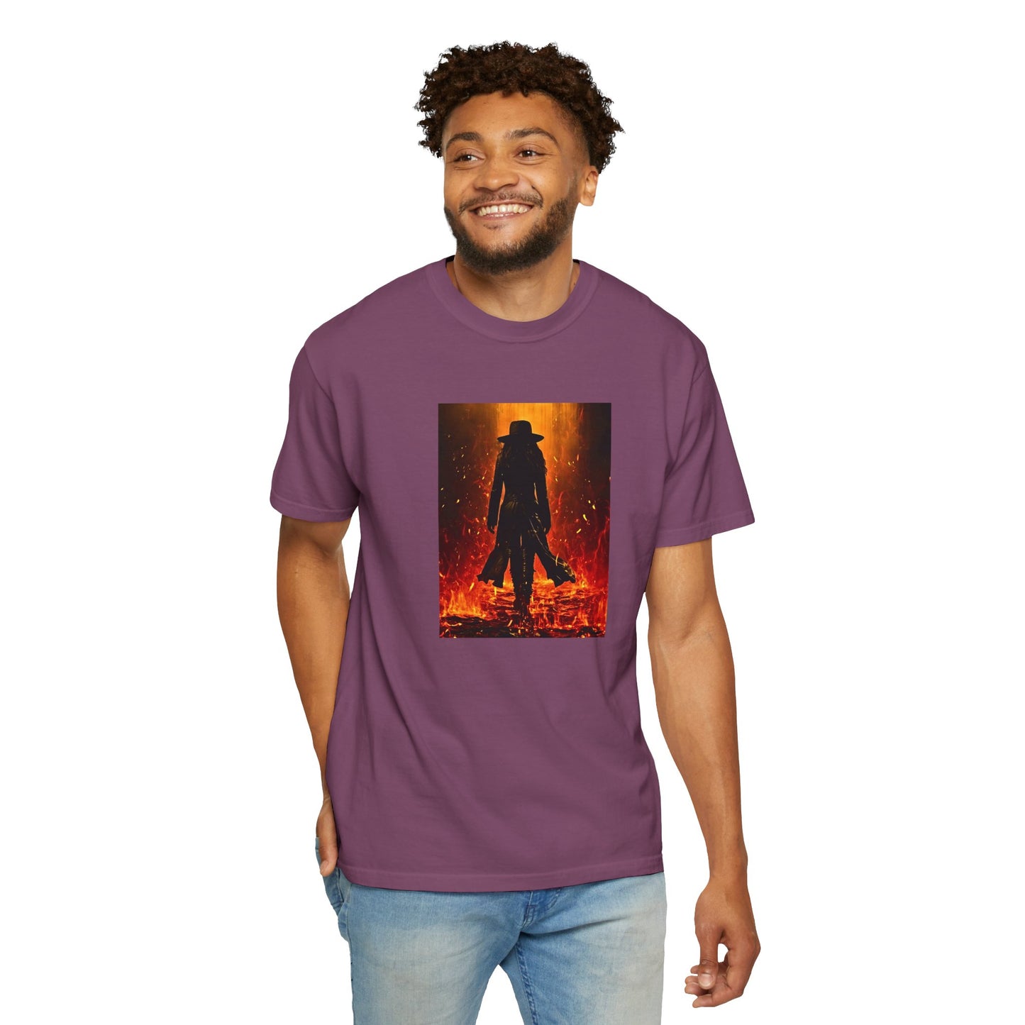"Girl on Fire" Cool Tee | Stylish & comfortable with cool tee design for men & women.