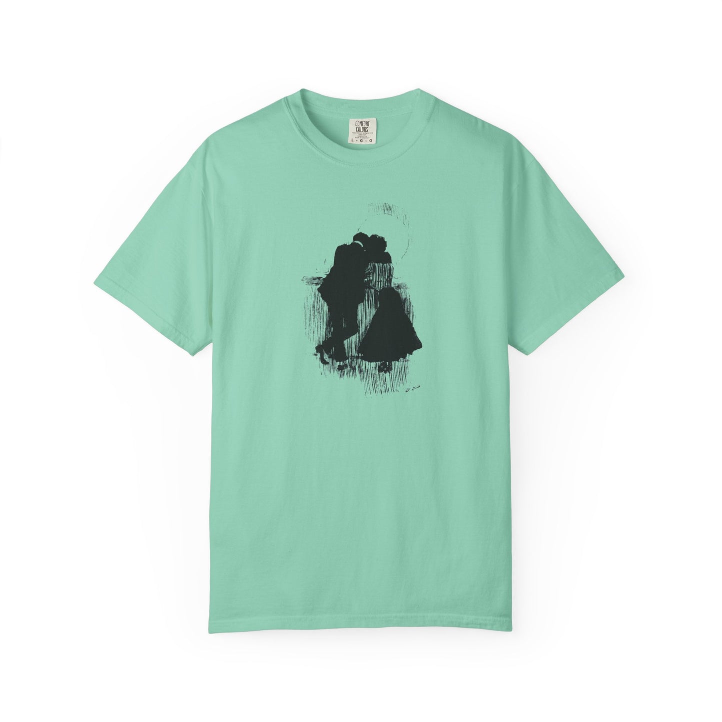 "Lovers on the Deck - Dusk Silhouette"|Tee Design   Stylish & comfortable with cool tee design for men & women.