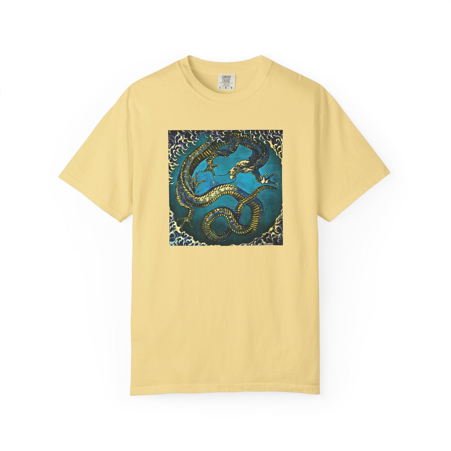 "Hokusai Blue Dragon" Cool Tee | Stylish & comfortable with cool tee design for men & women.