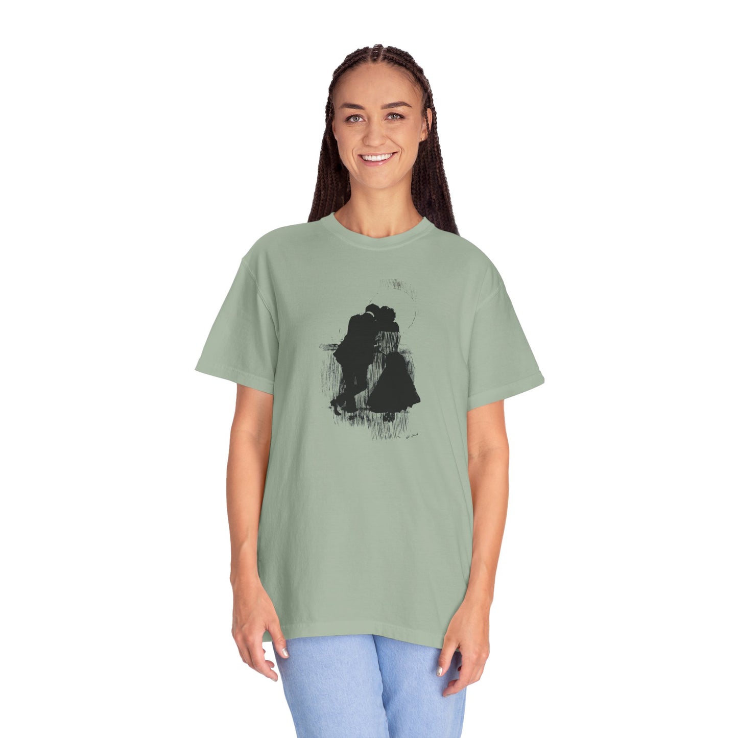 "Lovers on the Deck - Dusk Silhouette"|Tee Design   Stylish & comfortable with cool tee design for men & women.