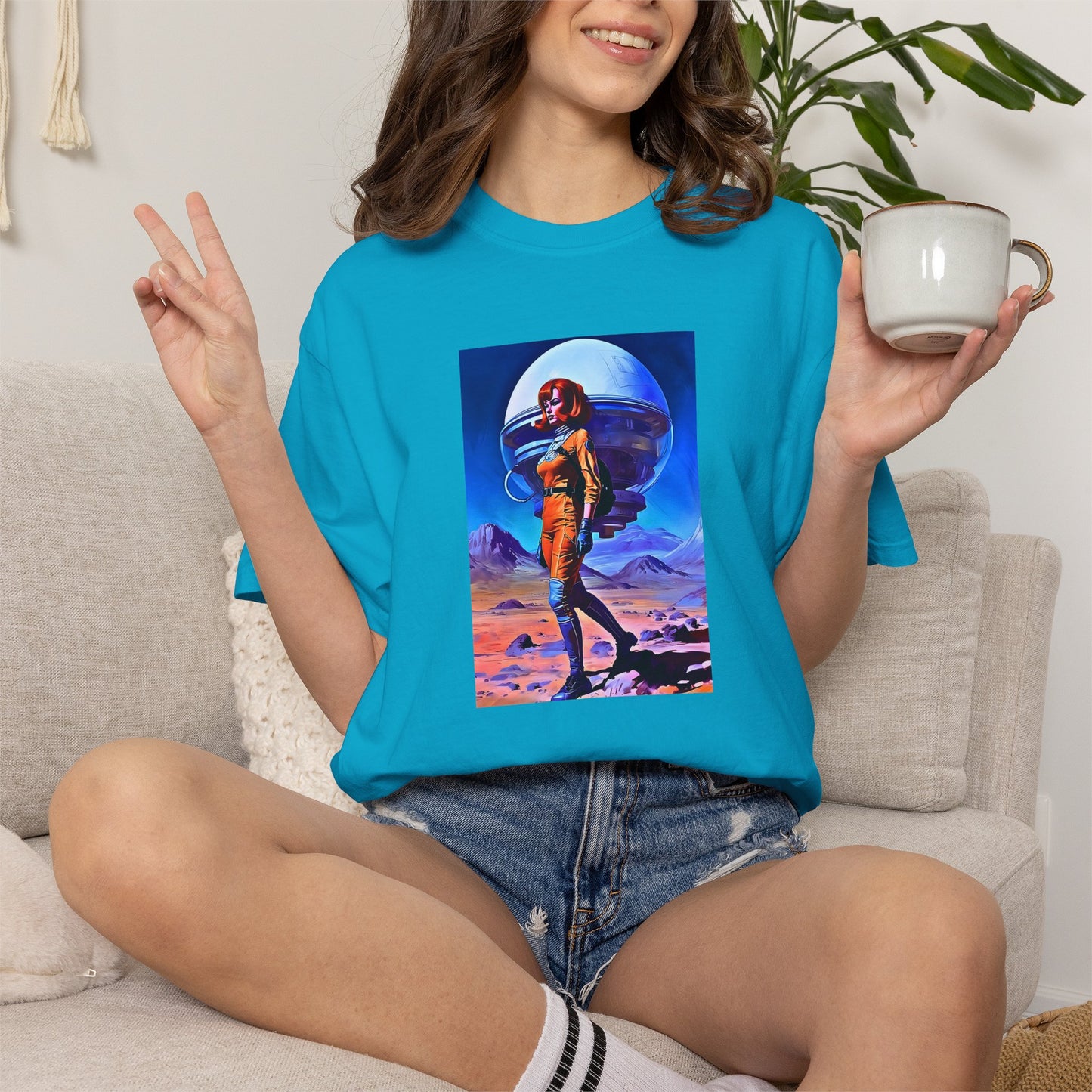 "Space Girl" Cool Tee | Stylish & comfortable with cool tee design for men & women.