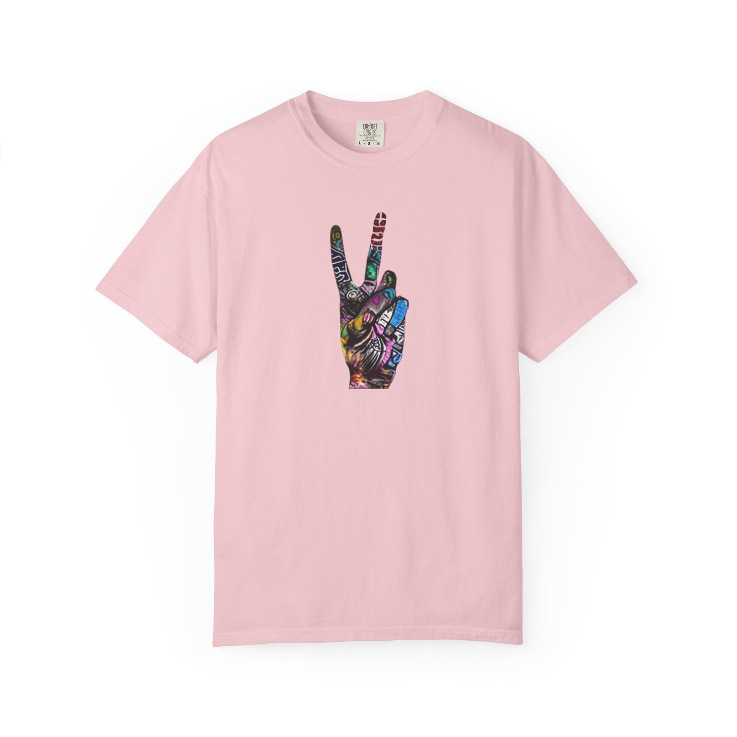 Graffitti Art Peace Sign tee | Stylish & comfortable with cool tee design for men & women.
