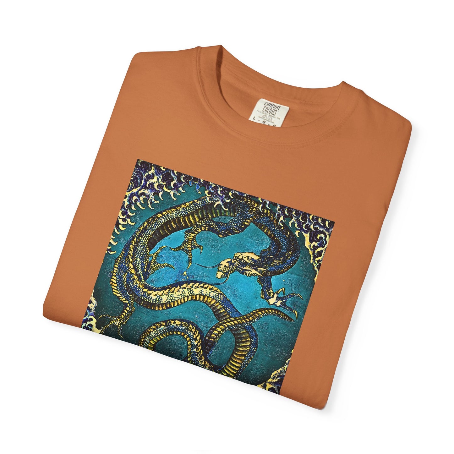 "Hokusai Blue Dragon" Cool Tee | Stylish & comfortable with cool tee design for men & women.