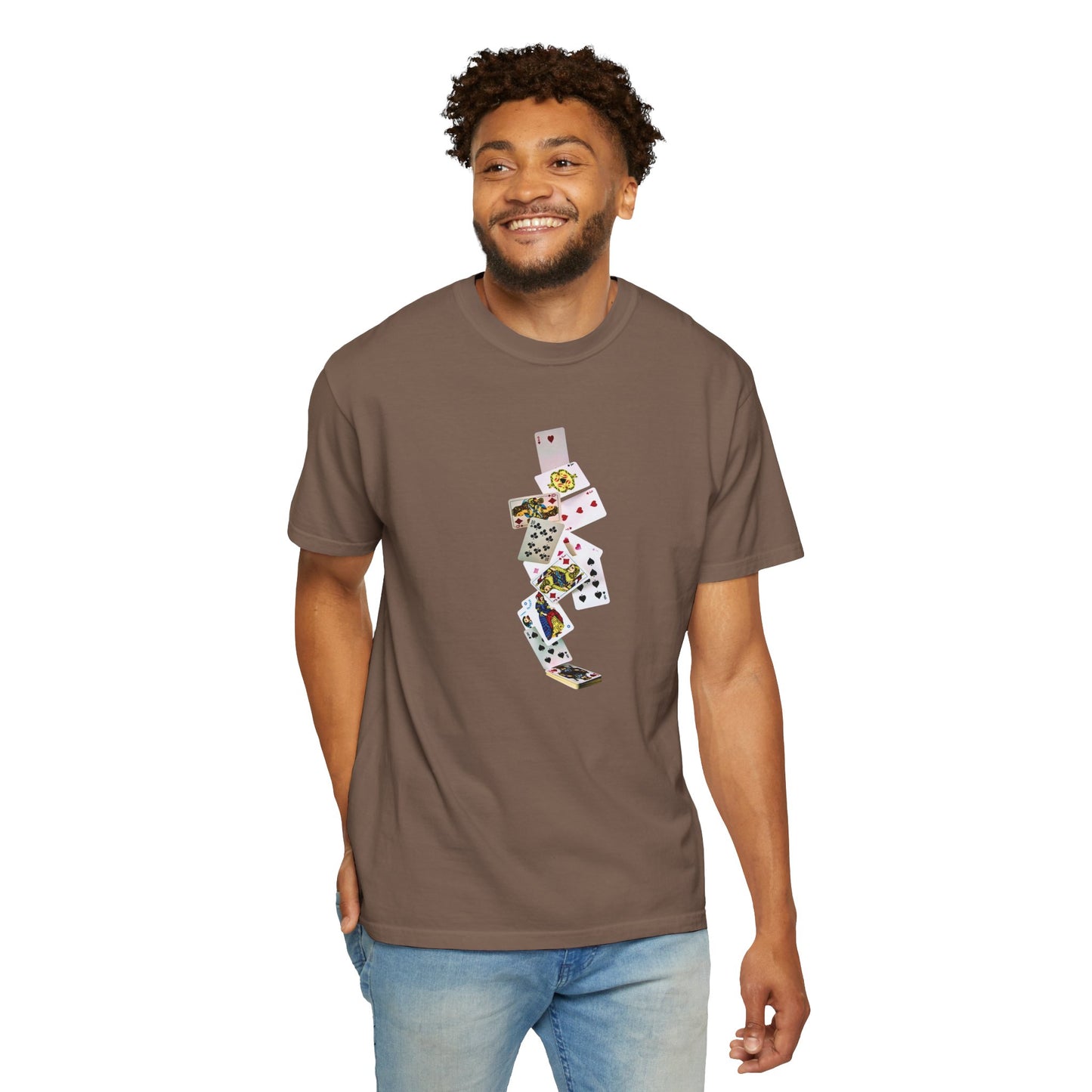 "Cards Anyone ?" Design on Tee | Stylish & comfortable with cool tee design for men & women.