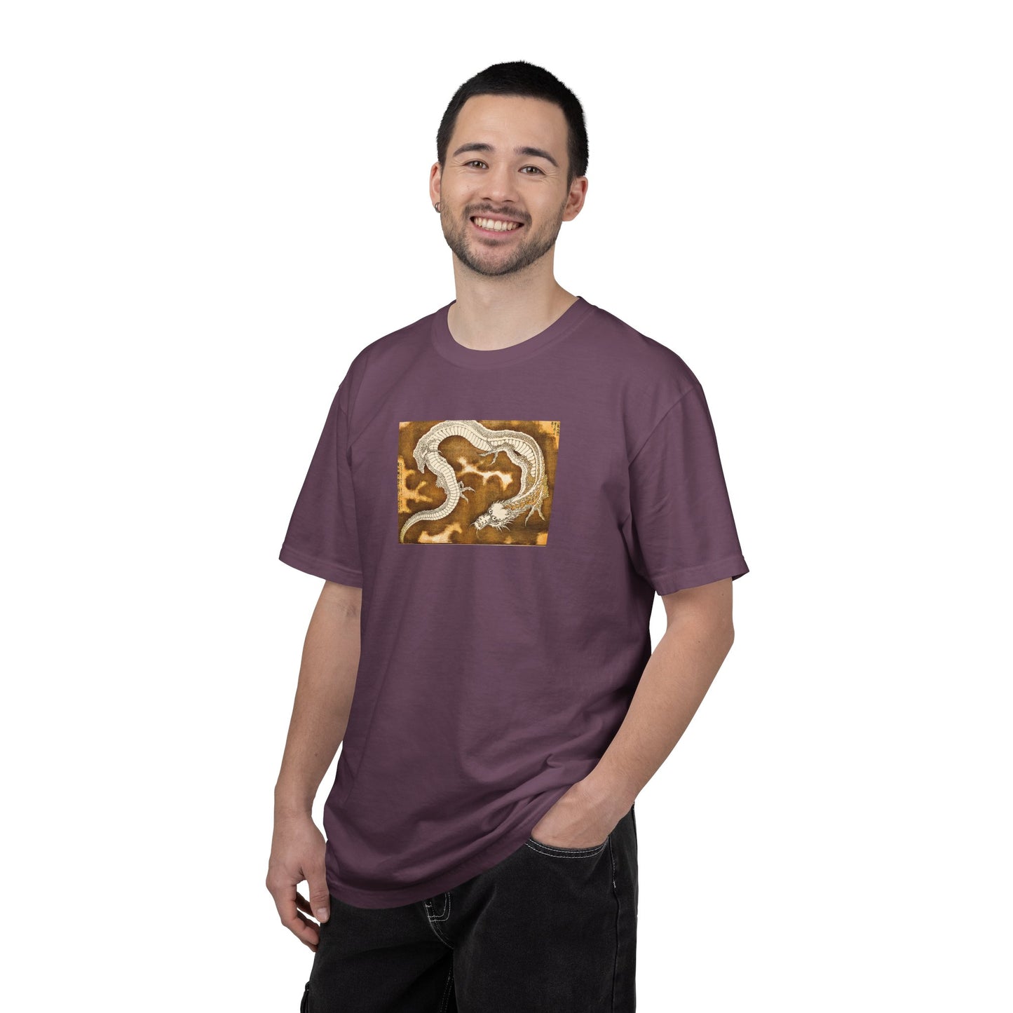 "Gold Dragon" tee | Stylish & comfortable with cool tee design for men & women.