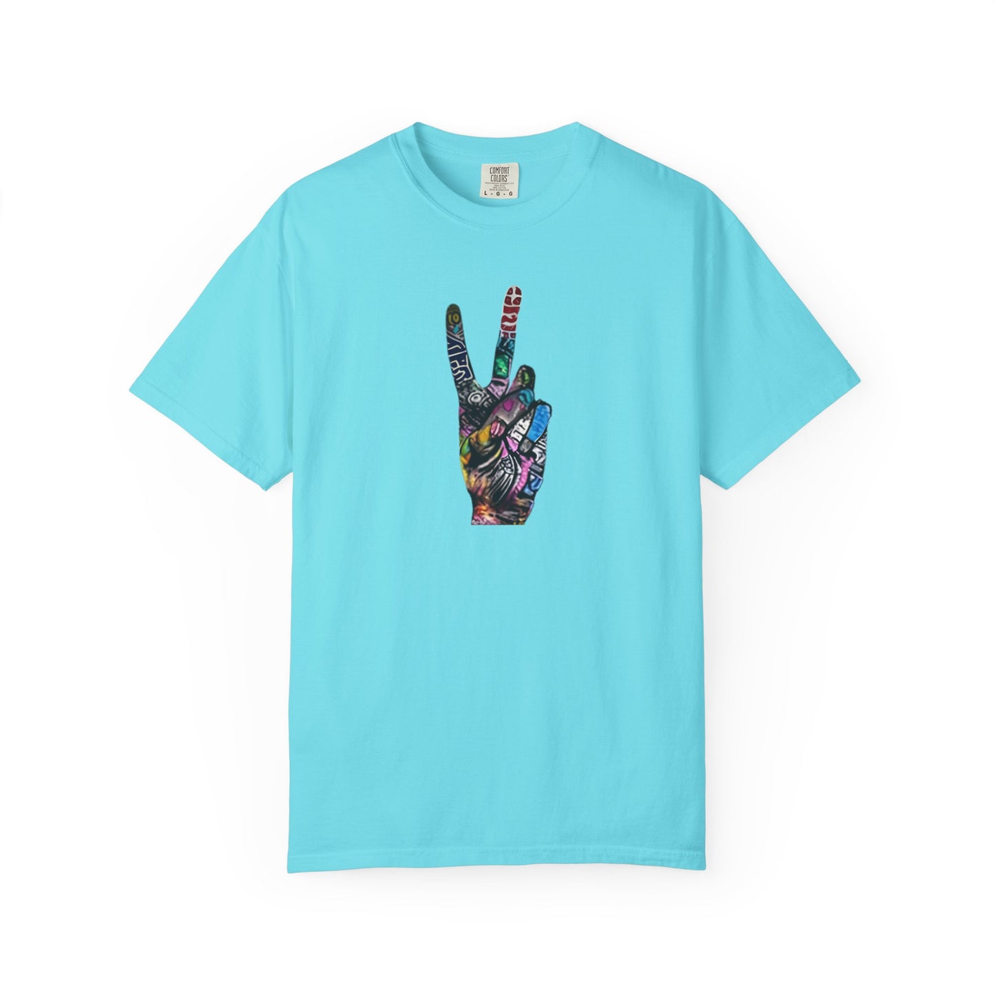 Graffitti Art Peace Sign tee | Stylish & comfortable with cool tee design for men & women.