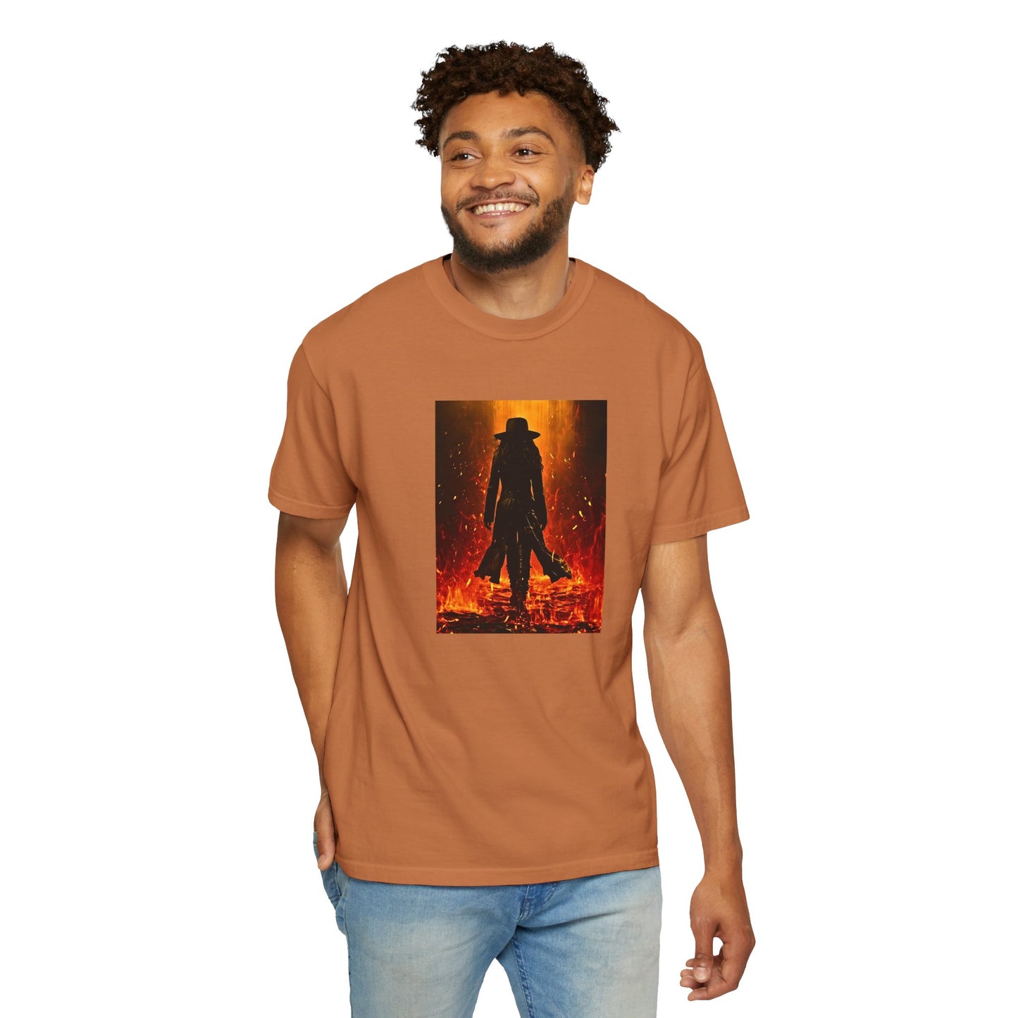 "Girl on Fire" Cool Tee | Stylish & comfortable with cool tee design for men & women.