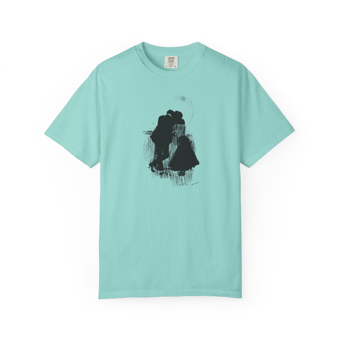 "Lovers on the Deck - Dusk Silhouette"|Tee Design   Stylish & comfortable with cool tee design for men & women.