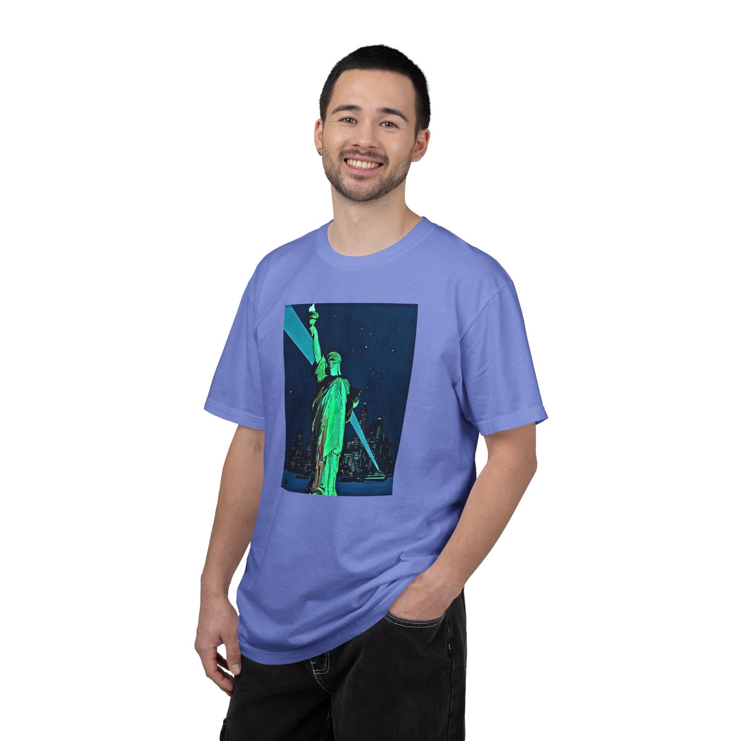 "Lady Liberty" Cool Tee | Stylish & comfortable with cool tee design for men & women.