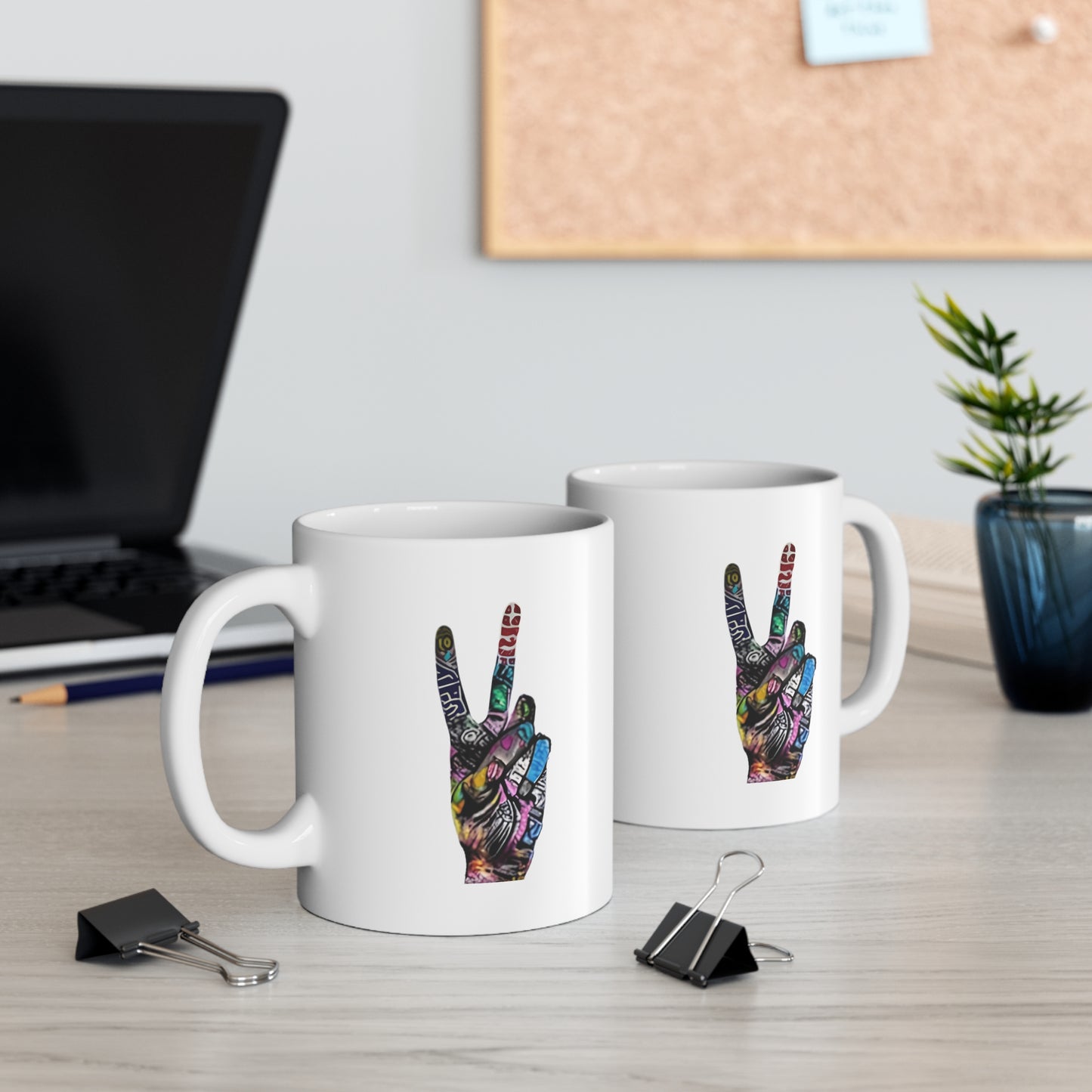 "Peace Sign" Mug Design | Style & Class