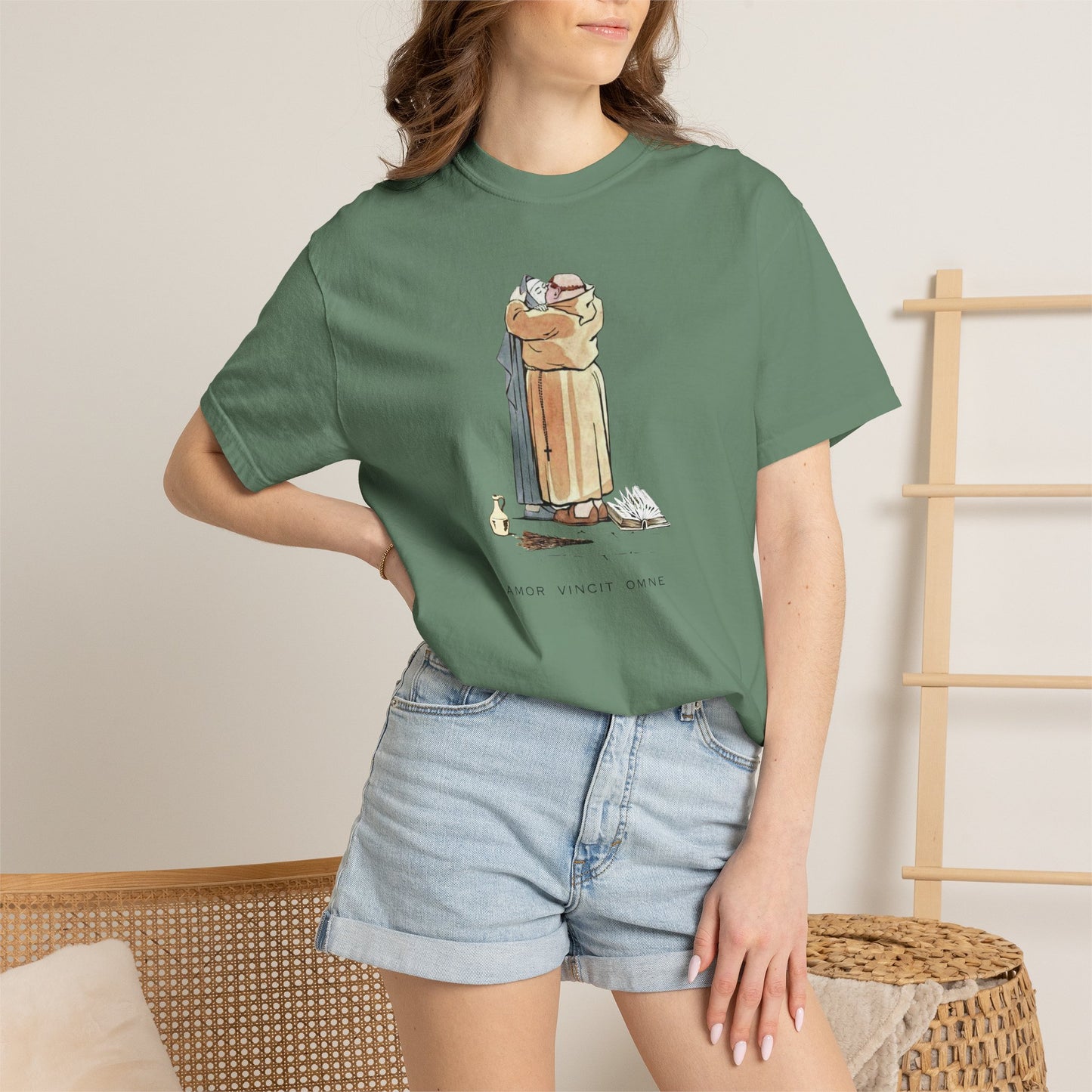 "Love Conquers All" tee | Stylish & comfortable with cool tee design for men & women.