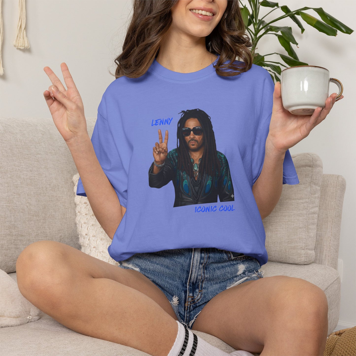 Iconic "Lenny" tee | Stylish & comfortable with cool tee design for men & women.