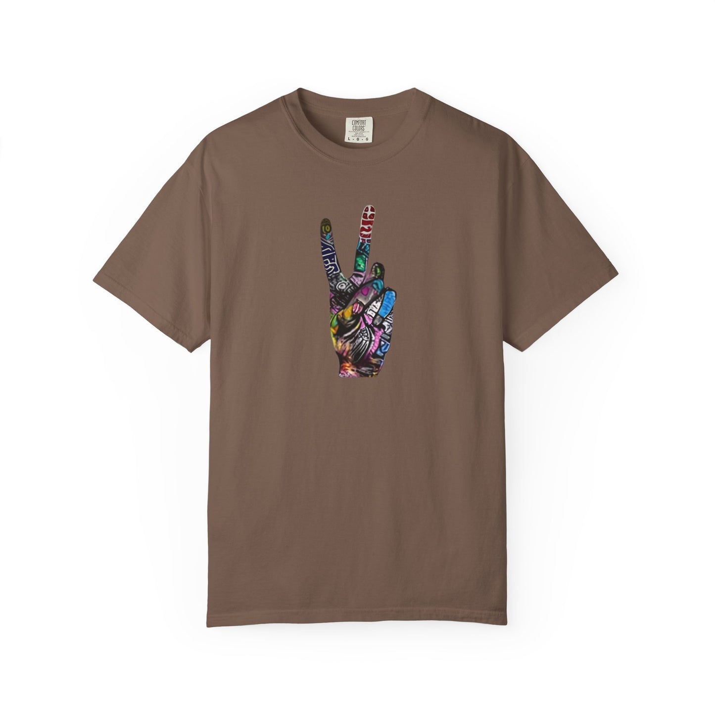 Graffitti Art Peace Sign tee | Stylish & comfortable with cool tee design for men & women.