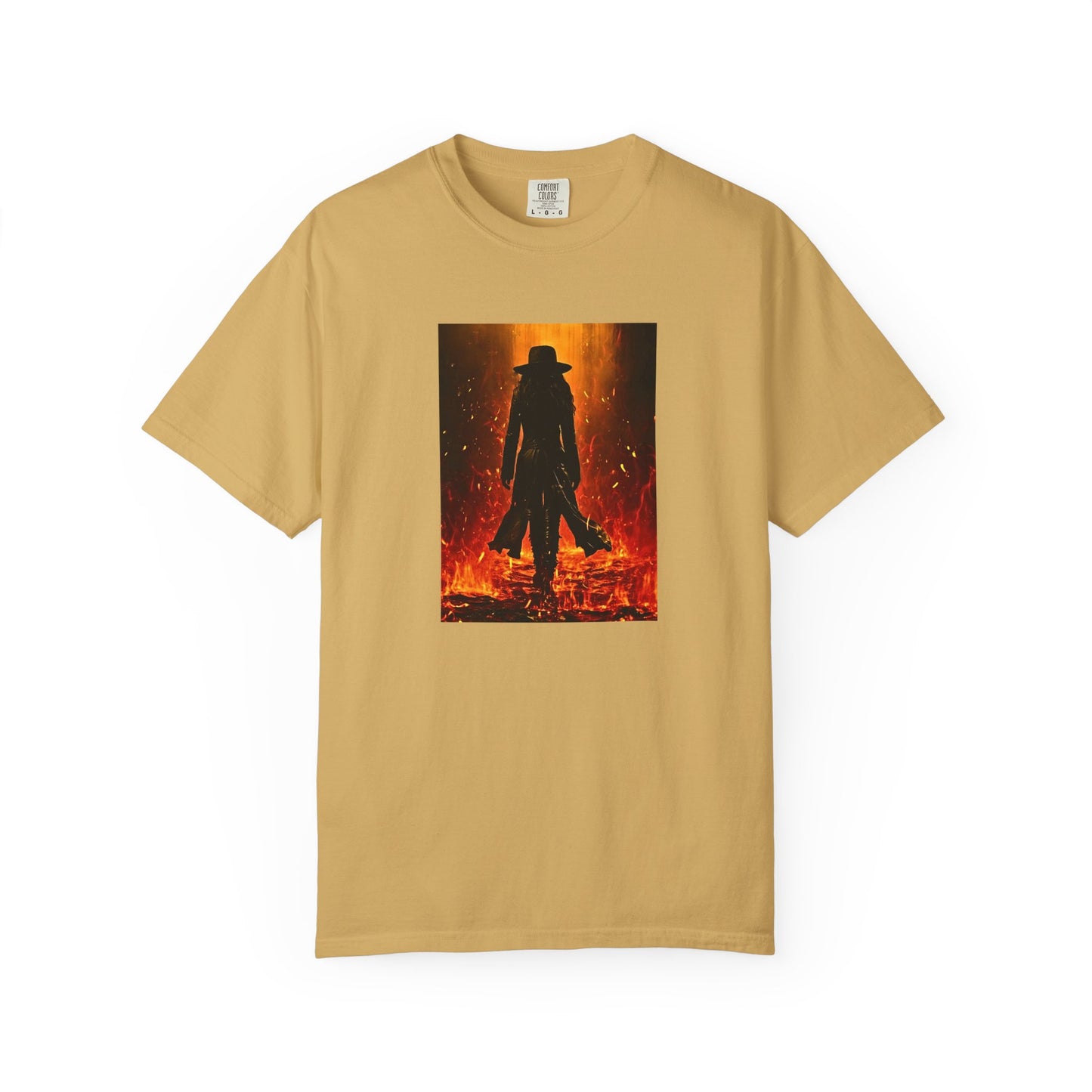 "Girl on Fire" Cool Tee | Stylish & comfortable with cool tee design for men & women.