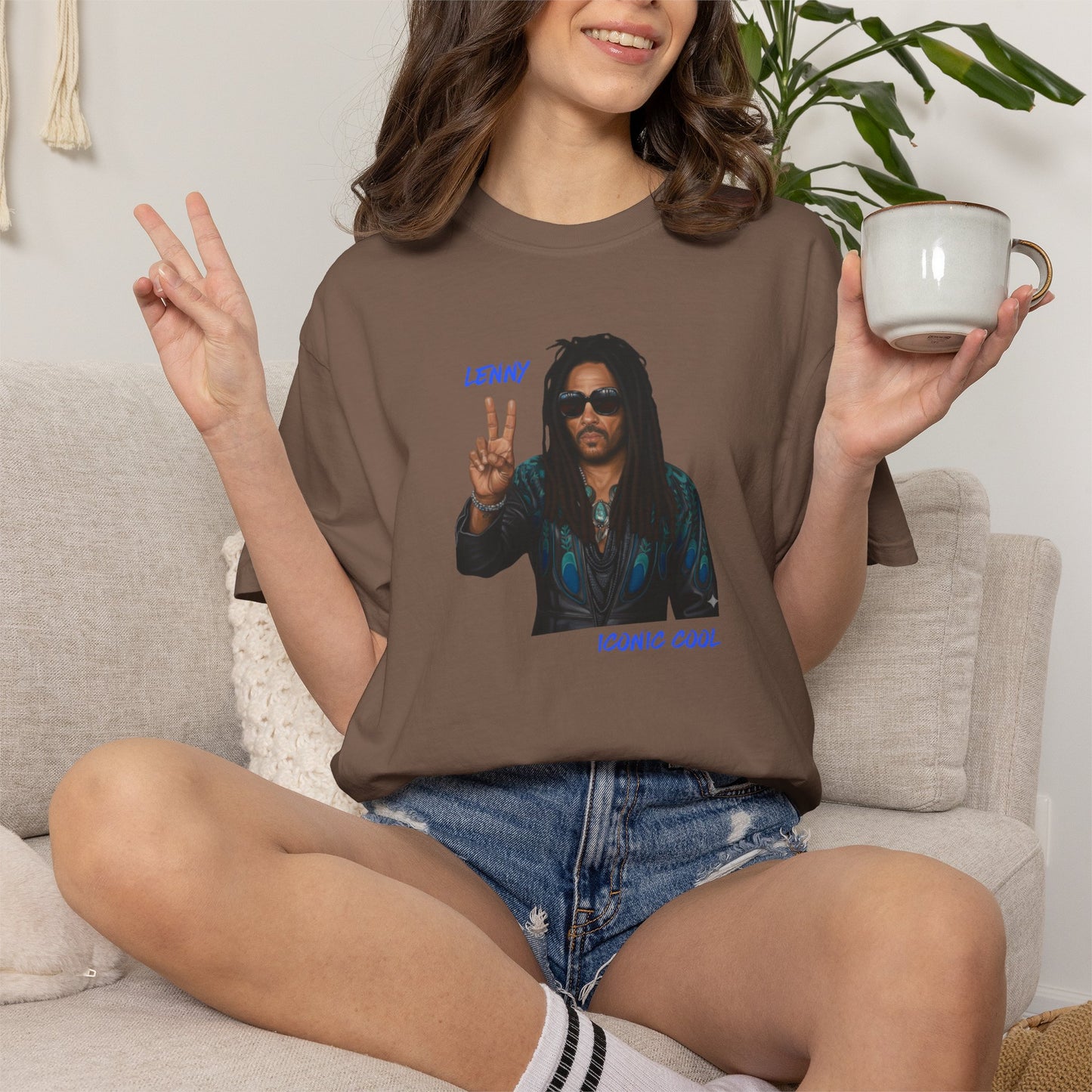 Iconic "Lenny" tee | Stylish & comfortable with cool tee design for men & women.