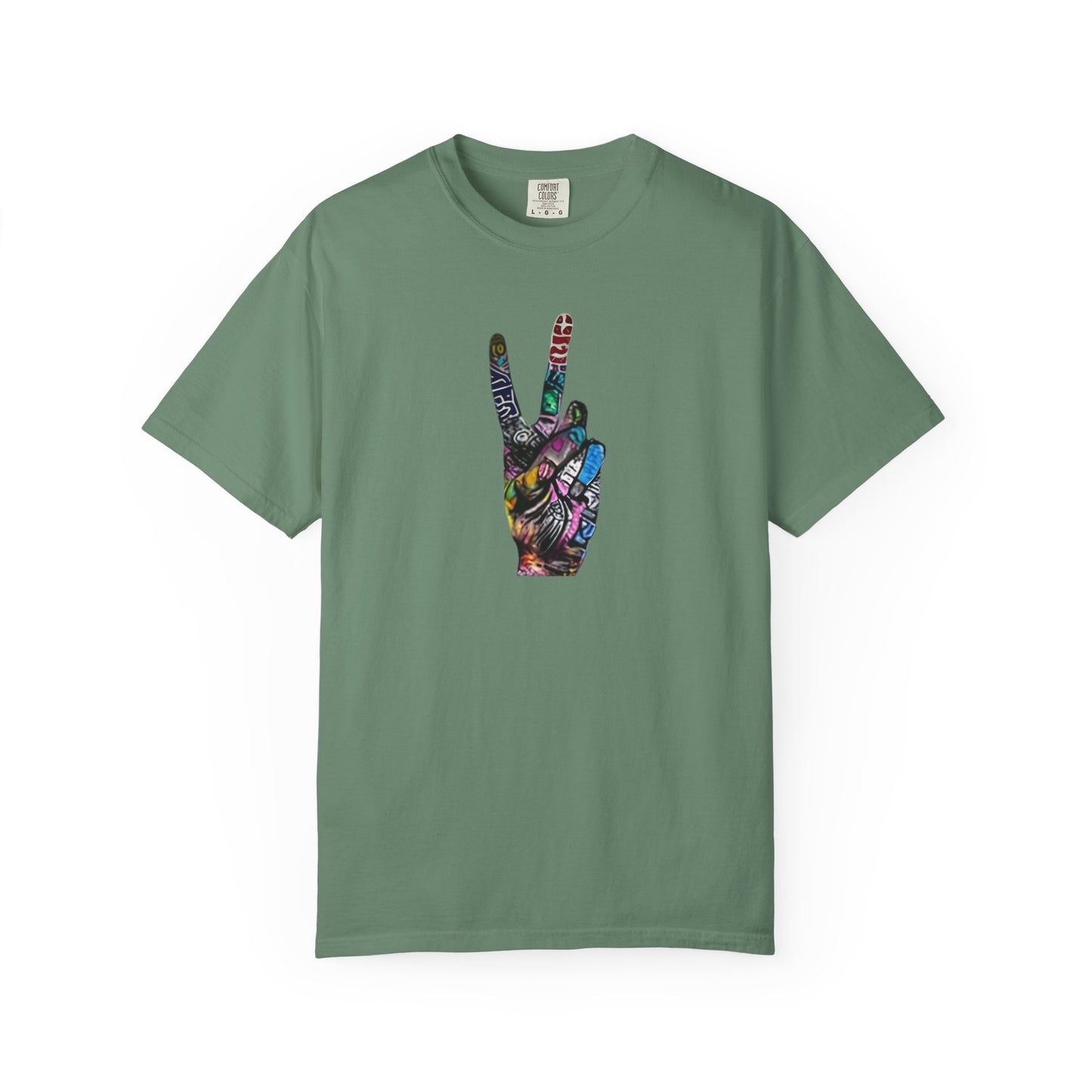 Graffitti Art Peace Sign tee | Stylish & comfortable with cool tee design for men & women.