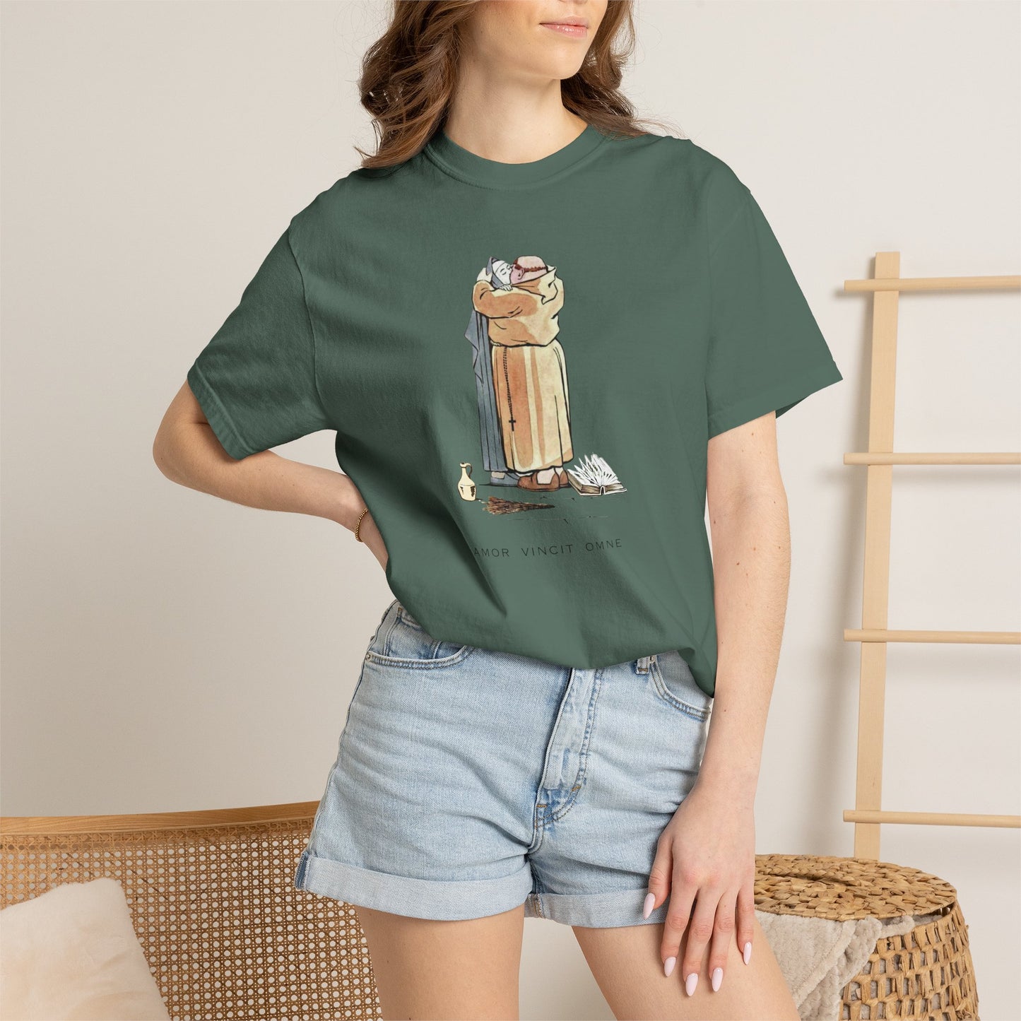 "Love Conquers All" tee | Stylish & comfortable with cool tee design for men & women.
