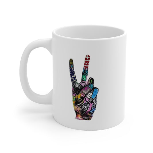 "Peace Sign" Mug Design | Style & Class