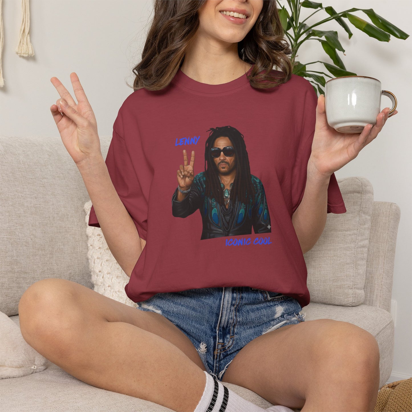 Iconic "Lenny" tee | Stylish & comfortable with cool tee design for men & women.
