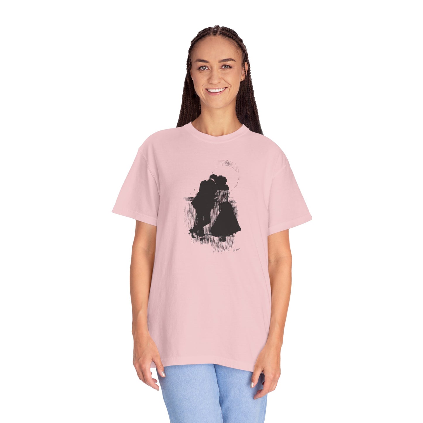 "Lovers on the Deck - Dusk Silhouette"|Tee Design   Stylish & comfortable with cool tee design for men & women.