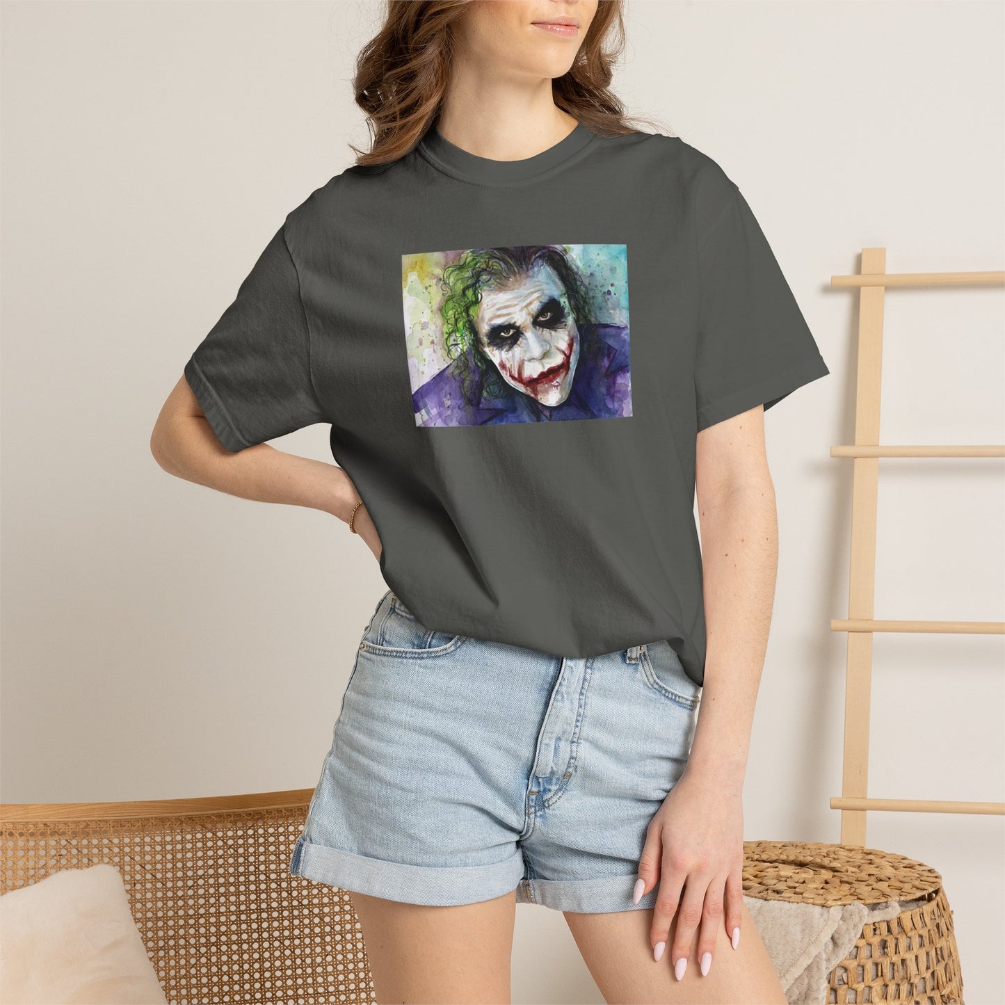 Heath's Joker  | Stylish & comfortable with cool tee design for men & women.
